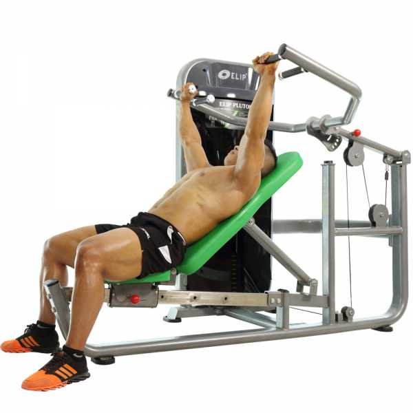 Máy tập ngực ngang+ngực trên Elip PU005