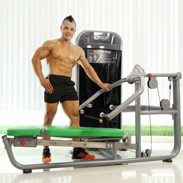 Máy tập ngực ngang+ngực trên Elip PU005