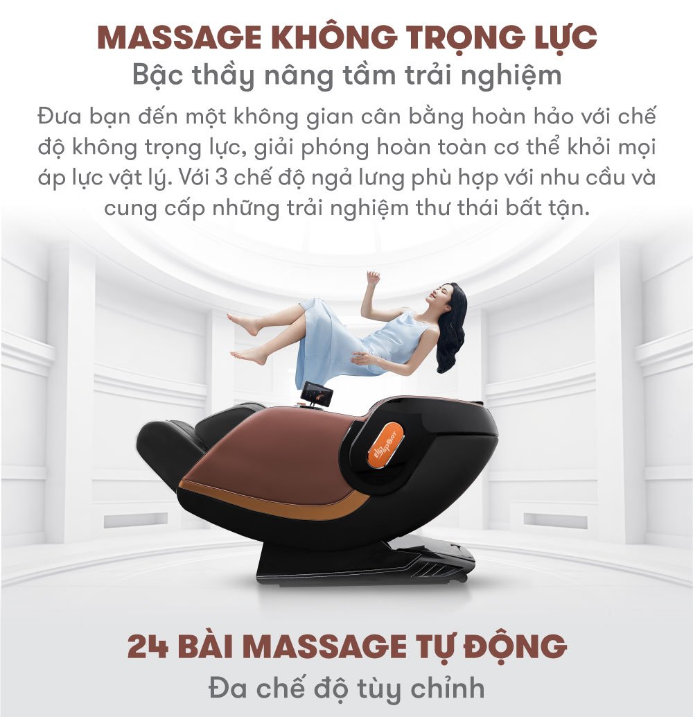 Ghế Massage ELIP Napoleon - Brown4