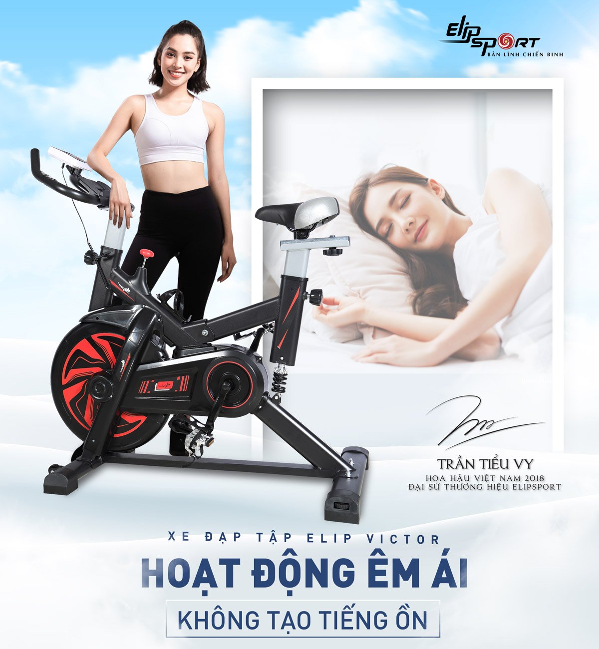 Xe đạp tập ELIP Victor (Thanh Lý)