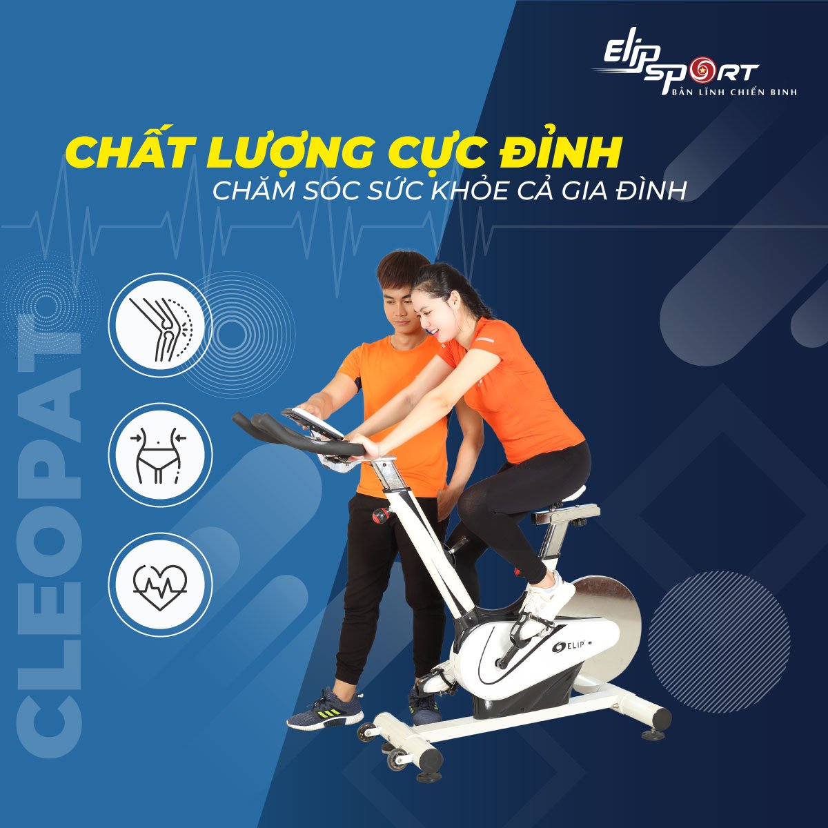 Xe đạp tập ELIP Cleopat