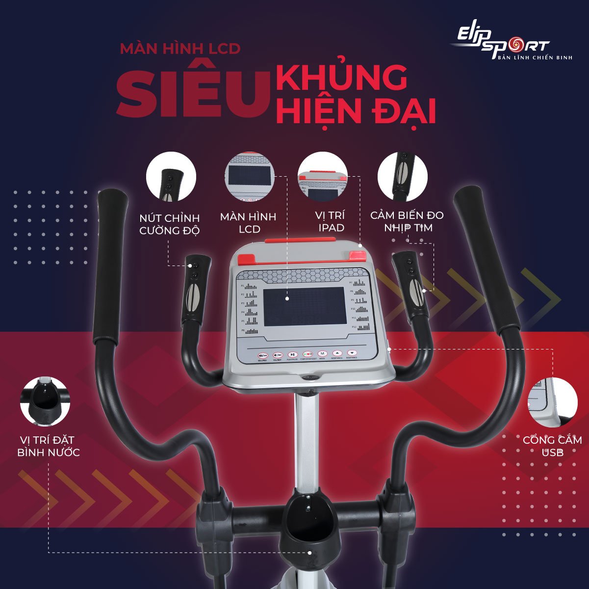 Xe đạp tập ELIP Everest