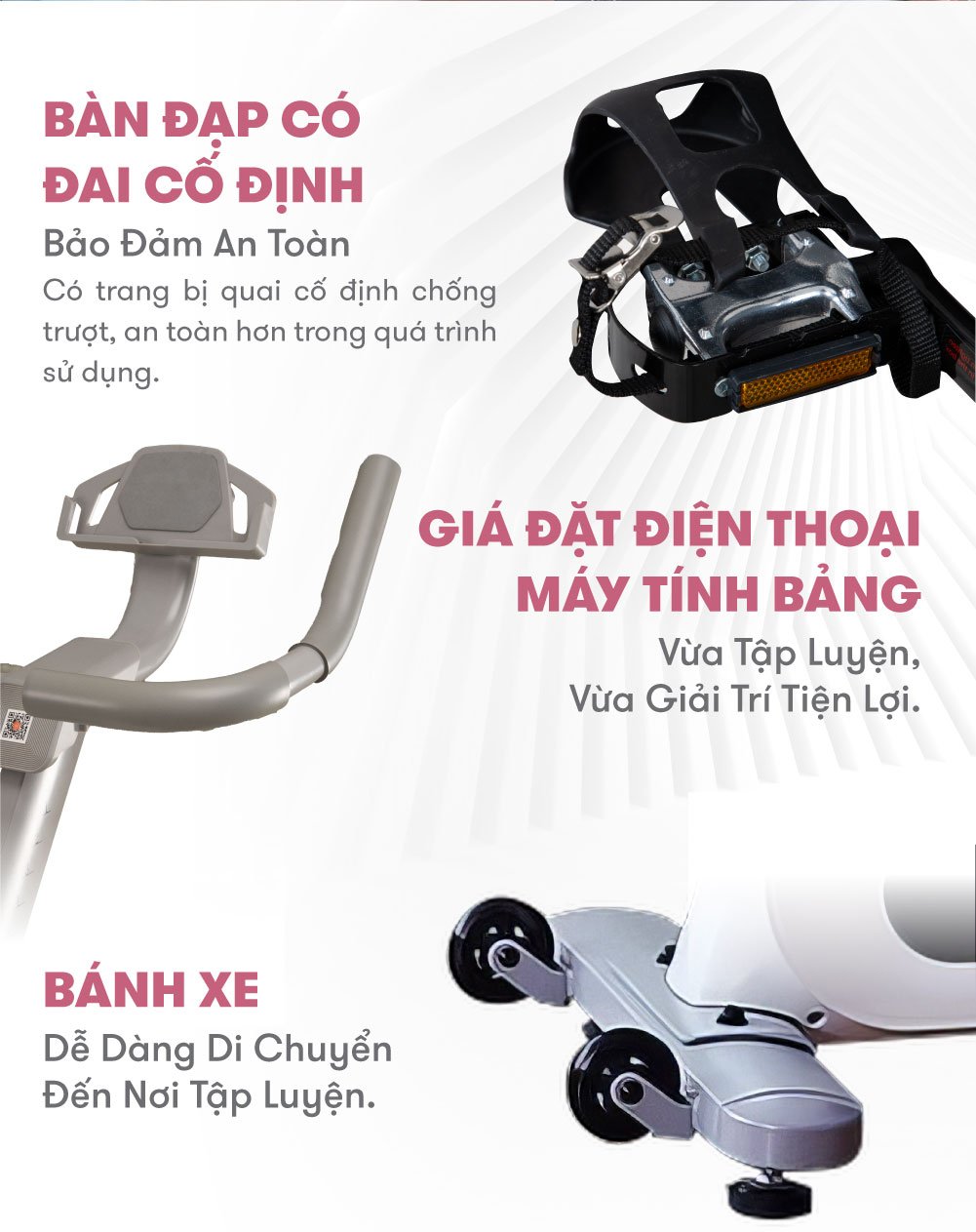 Xe đạp tập elip marcus