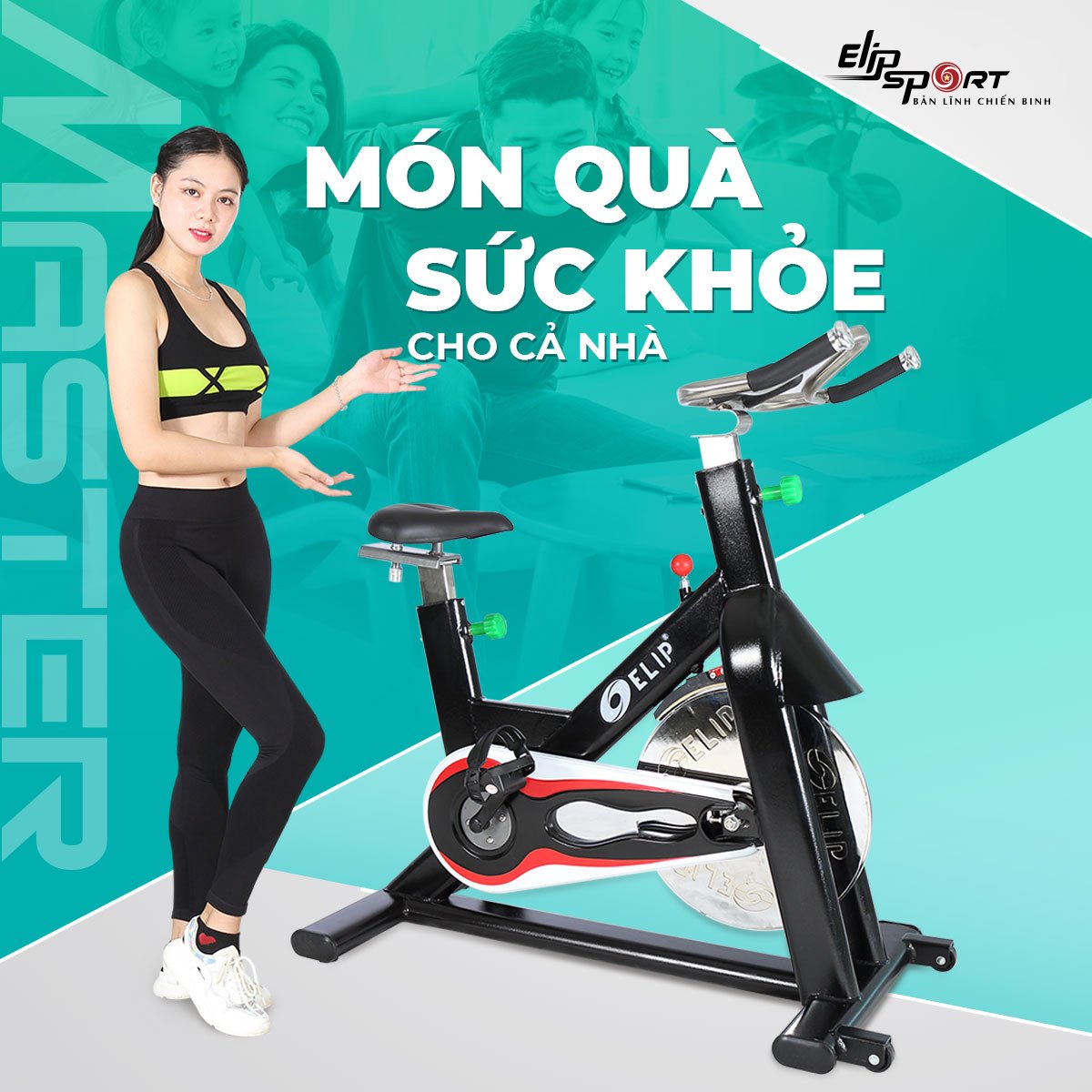 Xe đạp tập Gym ELIP Master