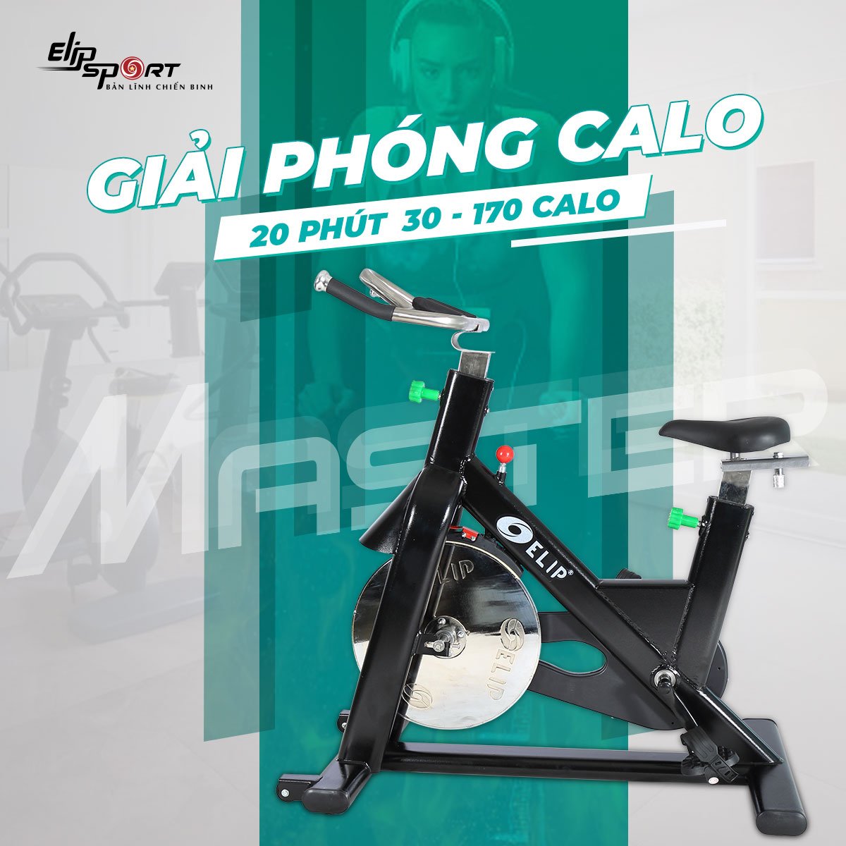 Xe đạp tập Gym ELIP Master