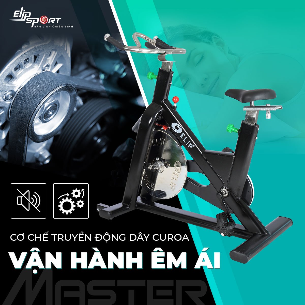 Xe đạp tập Gym ELIP Master