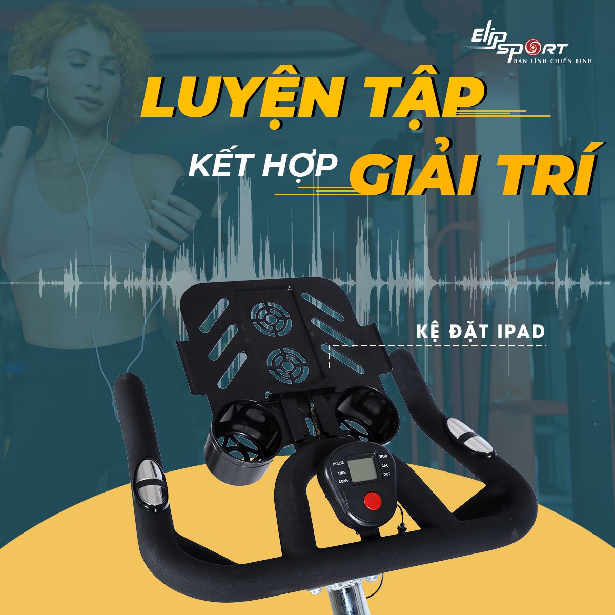 Xe đạp tập ELIP Venus (Thanh Lý)