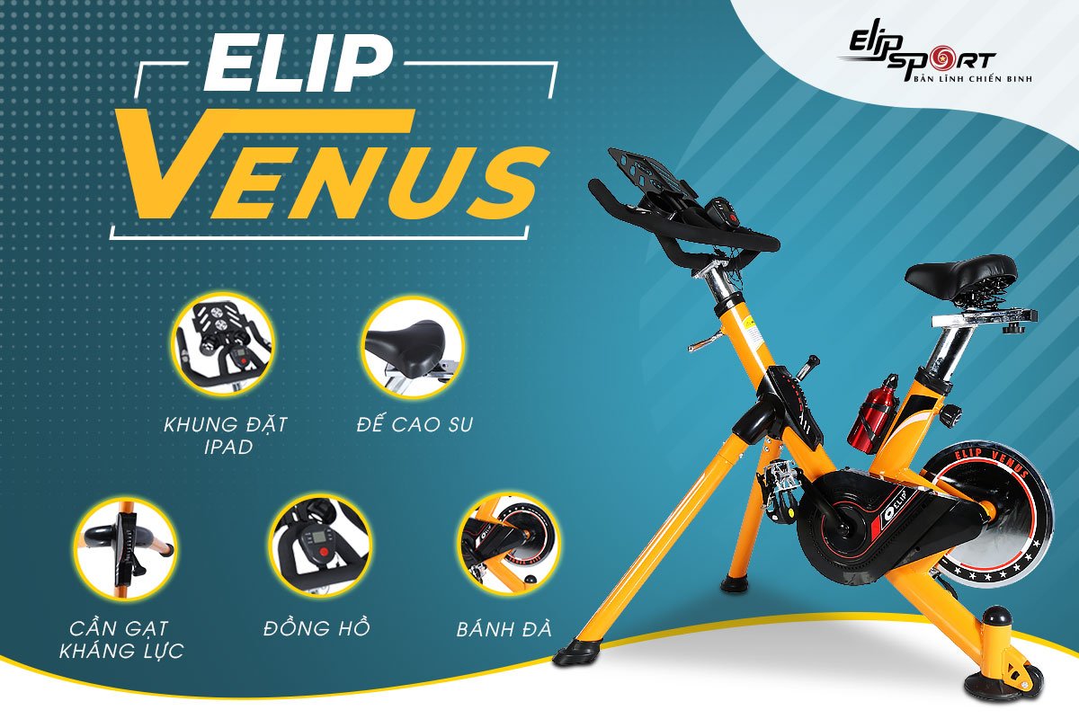 Xe đạp tập ELIP Venus (Thanh Lý)