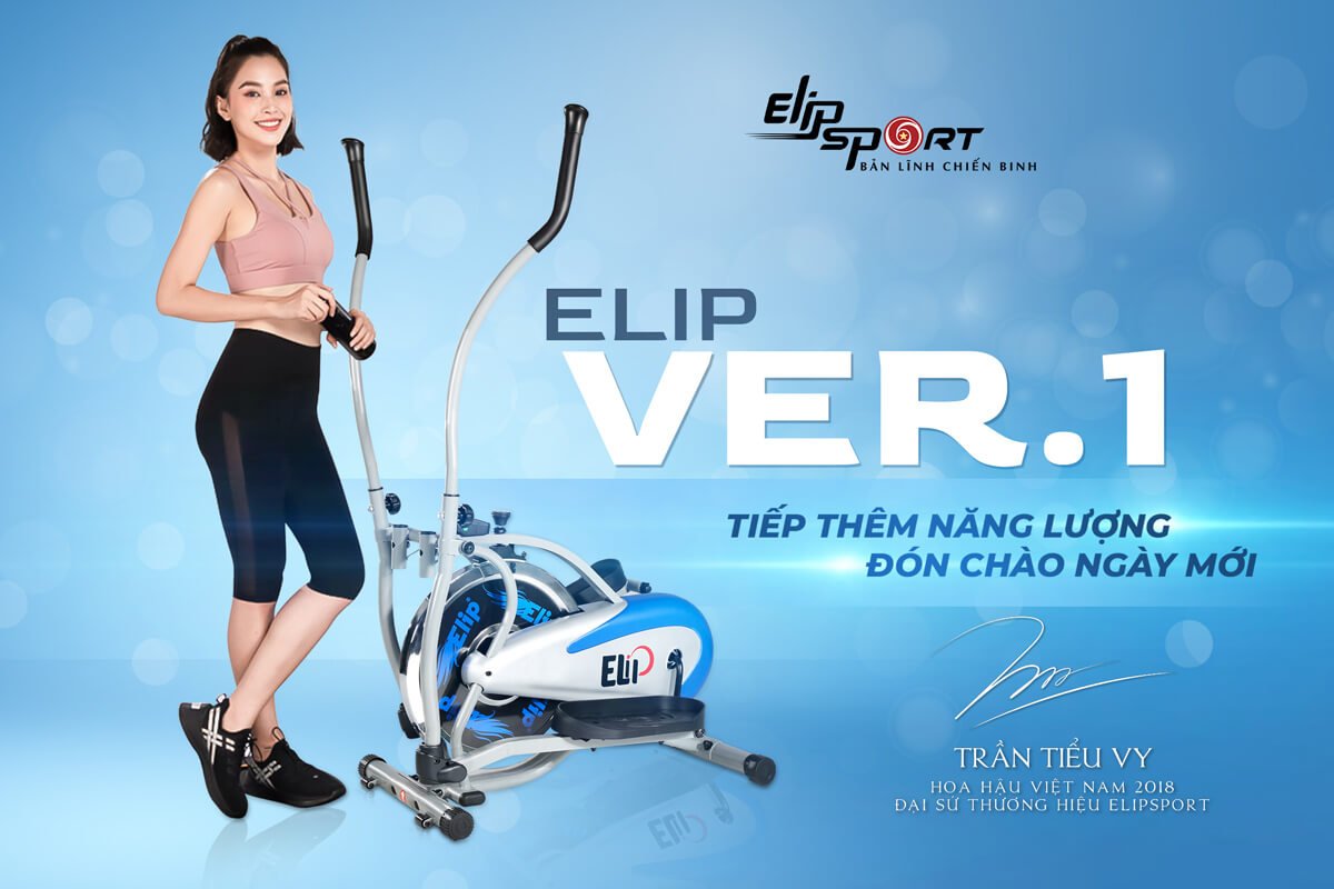 Xe đạp tập tổng hợp ELIP Ver1 (Thanh Lý)