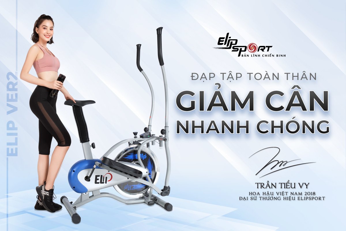 Xe đạp tập tổng hợp ELIP Ver 2 (Thanh Lý)
