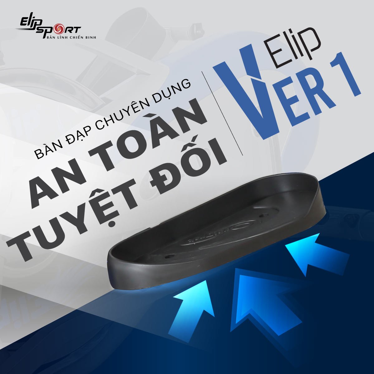 Xe đạp tập tổng hợp ELIP Ver1 (Thanh Lý)