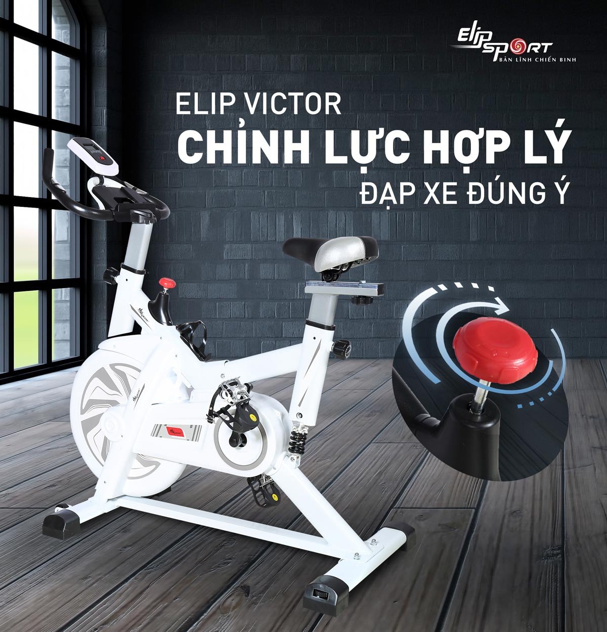 Xe đạp tập ELIP Victor (Thanh Lý)